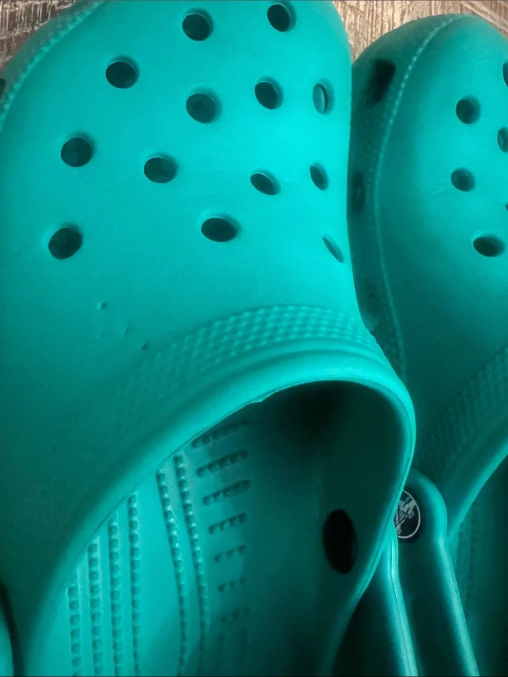 CROCS Teal Green Classic Clogs